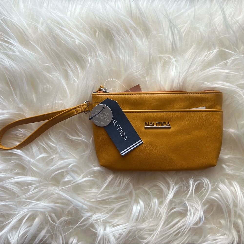 Nautica Wristlet Wallet - Mustard